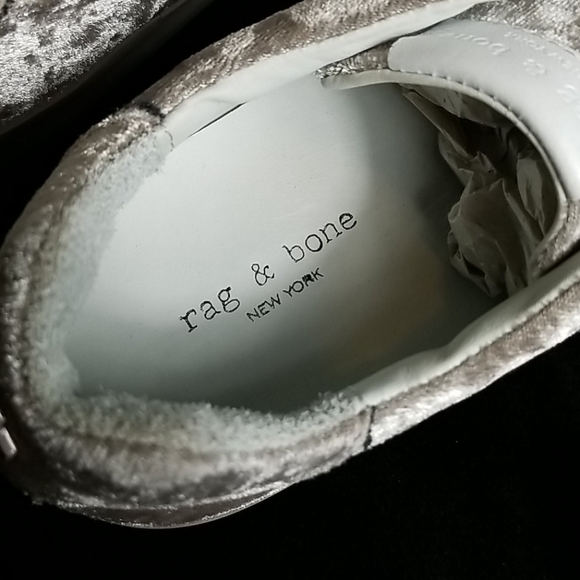 NWT Rag & Bone RB1 Low in Dove Velvet - Picture 5 of 7